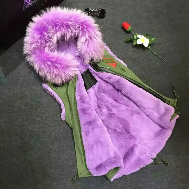New fashion womens Purple badge vest real raccoon fur coat hood women MRS plus size
New fashion womens Purple badge vest real raccoon fur coat hood women MRS plus size