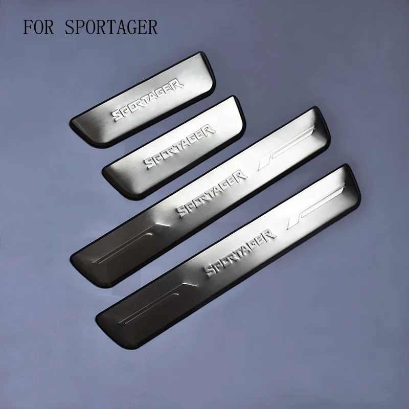 Stainless steel door sill strip fit for KIA SPORTAGER exterior Threshold trim car styling welcome pedal Scuff plate cover film
Stainless steel door sill strip fit for KIA SPORTAGER exterior Threshold trim car styling welcome pedal Scuff plate cover film
