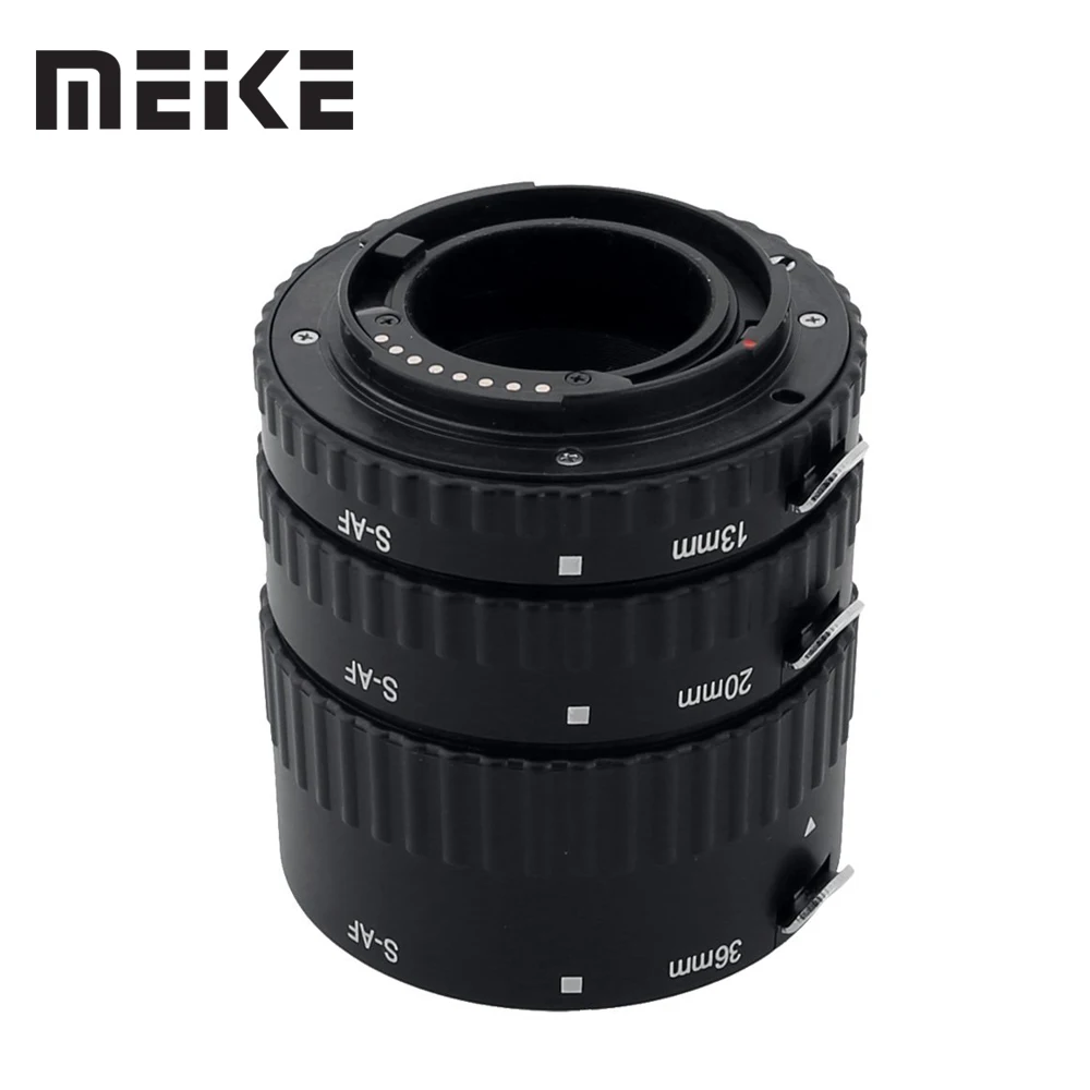 Meike S-AF-B Auto Focus AF Macro Extension Tube Ring Adapter for Sony Alpha A57 A77 A200 a300 A330 A350 A500 A550 A850 A900
Meike S-AF-B Auto Focus AF Macro Extension Tube Ring Adapter for Sony Alpha A57 A77 A200 a300 A330 A350 A500 A550 A850 A900