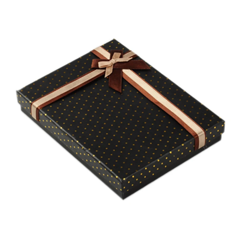 2pcs 16x12x2.5cm Black Rectangle Cardboard Jewelry Christmas Xmas Gift Birthday Boxes with Velvet inside & Satin Ribbon outside
2pcs 16x12x2.5cm Black Rectangle Cardboard Jewelry Christmas Xmas Gift Birthday Boxes with Velvet inside & Satin Ribbon outside