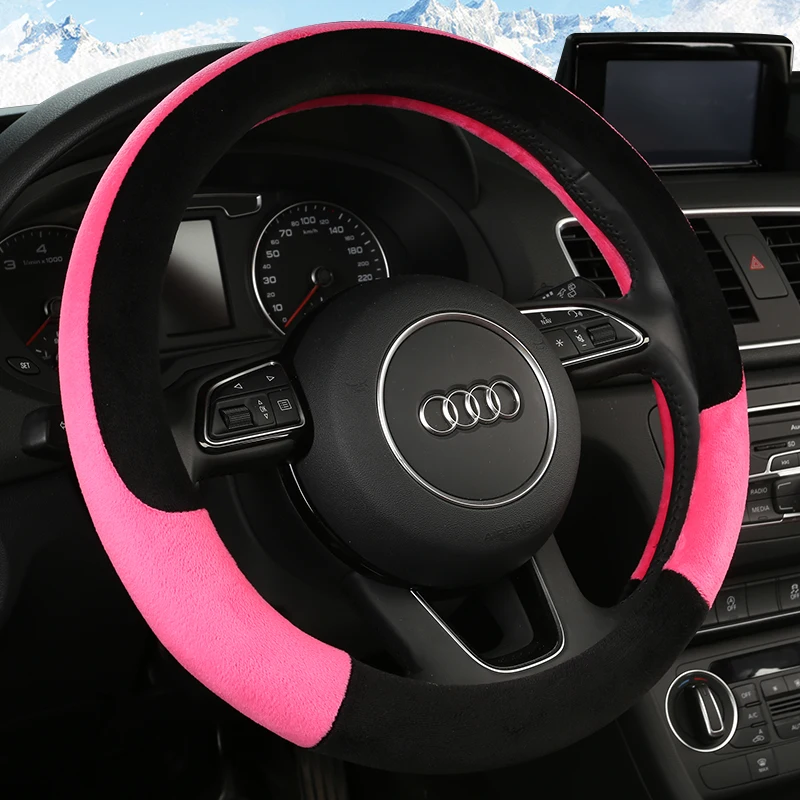 KKYSYELVA Warm Fur Car steering wheel cover Winter Woolen Interior Accessories 38cm wool Auto Steering-wheel Covers
KKYSYELVA Warm Fur Car steering wheel cover Winter Woolen Interior Accessories 38cm wool Auto Steering-wheel Covers