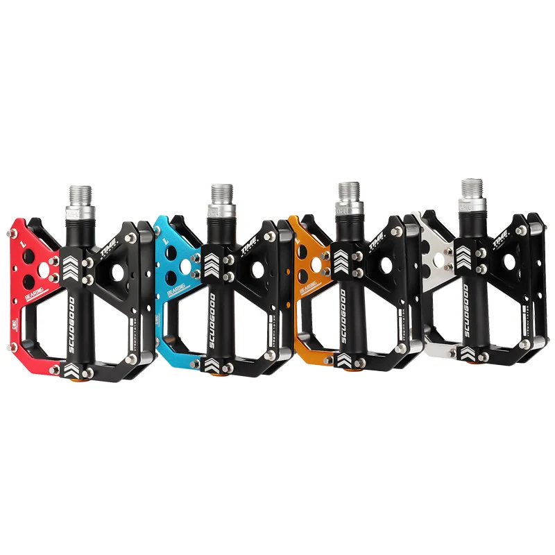 BIKEIN Cycling Bicycle Aluminum CNC Anti-Slip 1 Bearing+ 1 DU Pedal MTB Flat Pedal Platform Pedals Mountain Bike Accessories
BIKEIN Cycling Bicycle Aluminum CNC Anti-Slip 1 Bearing+ 1 DU Pedal MTB Flat Pedal Platform Pedals Mountain Bike Accessories