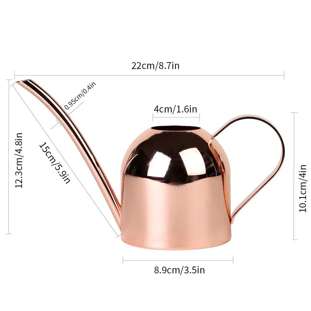 500ML Stainless Steel Long Mouth Watering Pot Green Plant Watering Can Golden Watering Kettle Gardening Tools
500ML Stainless Steel Long Mouth Watering Pot Green Plant Watering Can Golden Watering Kettle Gardening Tools