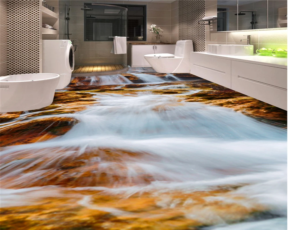 beibehang Custom aesthetic beautiful waterfall mountain stream wallpaper decoration bathroom bedroom 3D floor painting behang
beibehang Custom aesthetic beautiful waterfall mountain stream wallpaper decoration bathroom bedroom 3D floor painting behang