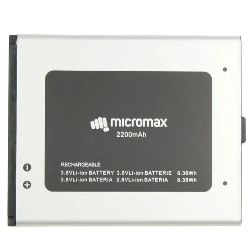 2200 мАч Батарея Для Micromax Q409 мобильного телефона Батарея|Аккумуляторы для