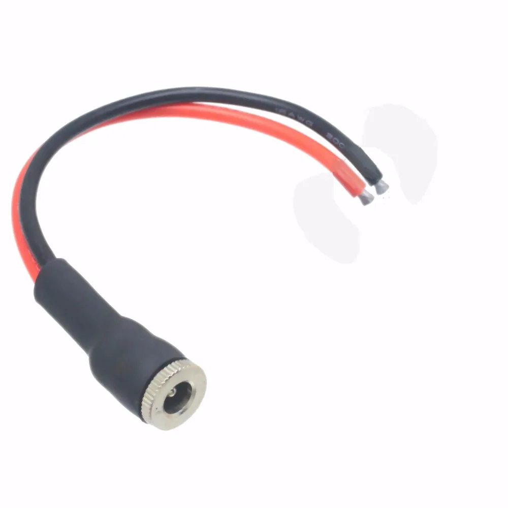 5.5 х 2.1 мм женский DC Power 10A баррель разъем металла 1FT 14AWG Силиконовые провода DIY |
