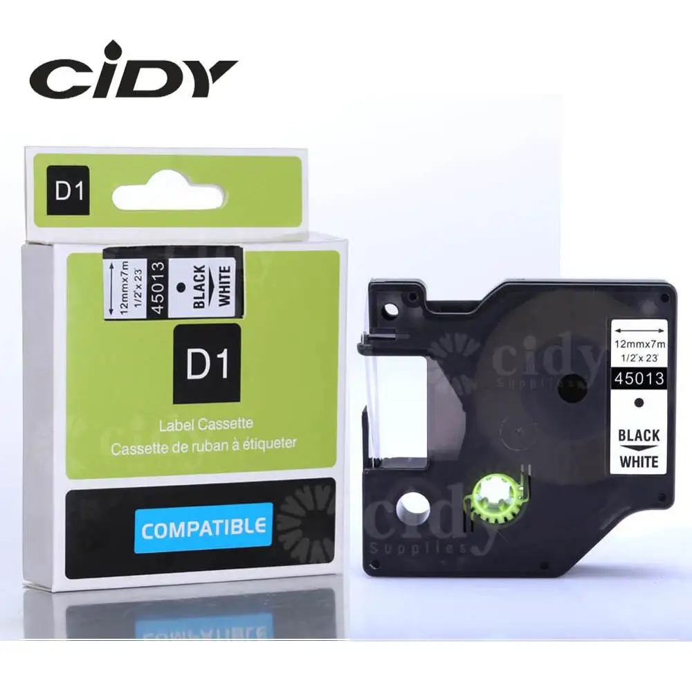 CIDY 80pcs 45013 Compatible 12MM Dymo D1 Label Ribbons for Dymo Label Manager 160 280 210
CIDY 80pcs 45013 Compatible 12MM Dymo D1 Label Ribbons for Dymo Label Manager 160 280 210