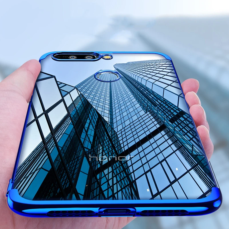 Роскошные Силиконовые чехлы с покрытием для Huawei Honor 7A Pro 7C 7X 6C 8X Max Note 10 9 8 Lite Y7 Y9 Y6 Prime