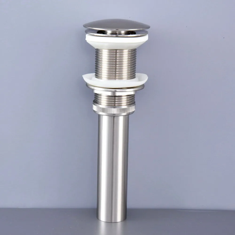 Brushed Nickel Brass Large Round Cap Pop Up Bathroom Sink Basin Waste / Drain Without Overflow Bathroom Accessory msd072
Brushed Nickel Brass Large Round Cap Pop Up Bathroom Sink Basin Waste / Drain Without Overflow Bathroom Accessory msd072