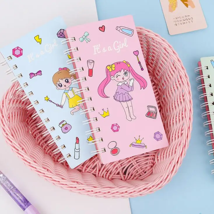 A6 Kawaii записная книжка в Корейском стиле ежедневник для девочек и детей