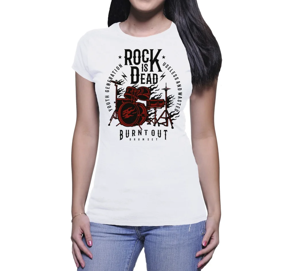 2019 New Fashion Women T-shirt T - SHIRT DONNA ROCK IS DEAD Casual Cute Tee Shirt
2019 New Fashion Women T-shirt T - SHIRT DONNA ROCK IS DEAD Casual Cute Tee Shirt