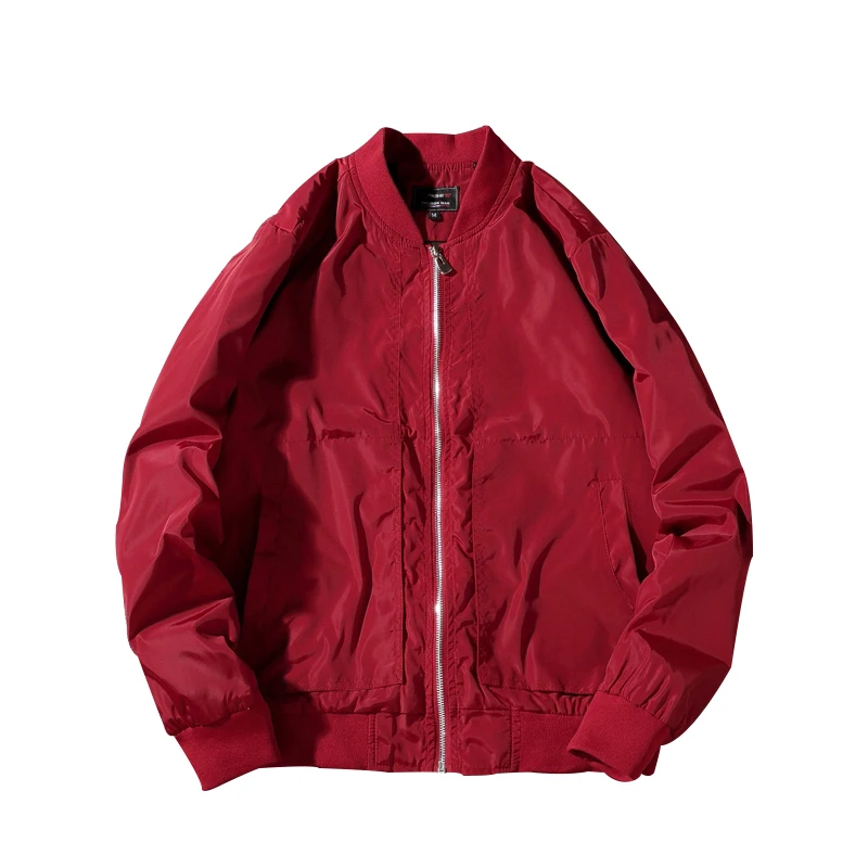 Bomber Jackets Men Solid Flight Spring Autumn Rib Sleeve Zipper Short Air Force Baseball Coats Clothing Chamarras Para Hombre
Bomber Jackets Men Solid Flight Spring Autumn Rib Sleeve Zipper Short Air Force Baseball Coats Clothing Chamarras Para Hombre