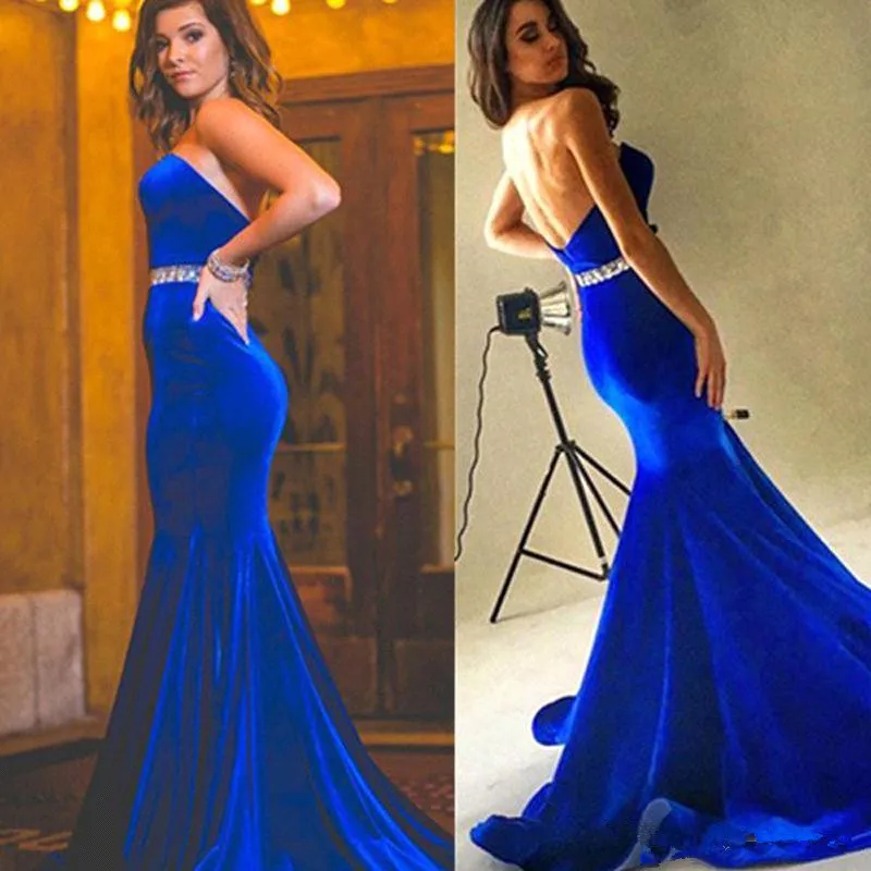 Royal Blue Prom Dresses Mermaid Sweetheart Velvet Backless Party Maxys Long Prom Gown Evening Dresses Robe De Soiree
Royal Blue Prom Dresses Mermaid Sweetheart Velvet Backless Party Maxys Long Prom Gown Evening Dresses Robe De Soiree
