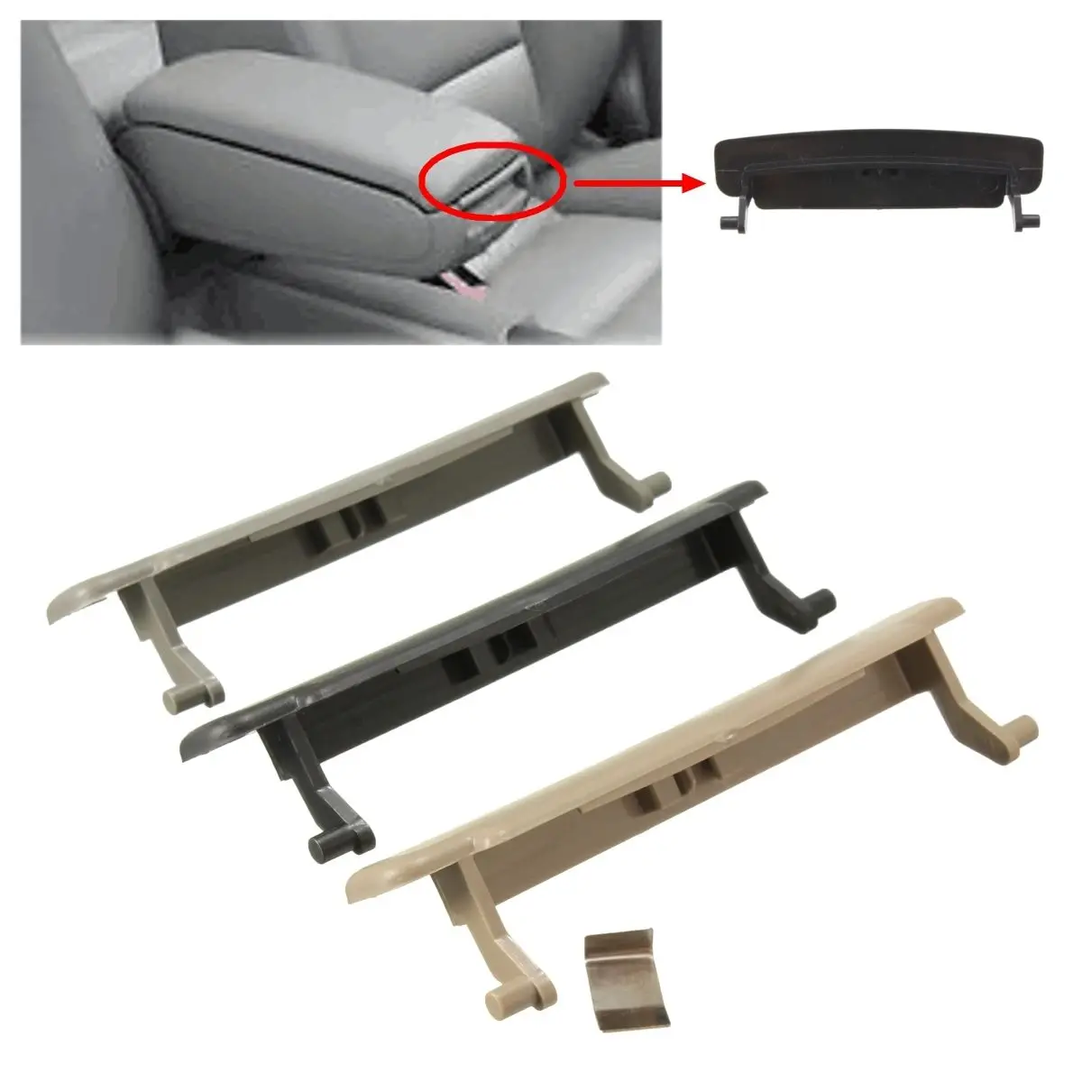 Black Console Center Armrest Lid Latch Catch Durable Interior Parts for 05-10 Audi A6 C6 4F0864245
Black Console Center Armrest Lid Latch Catch Durable Interior Parts for 05-10 Audi A6 C6 4F0864245