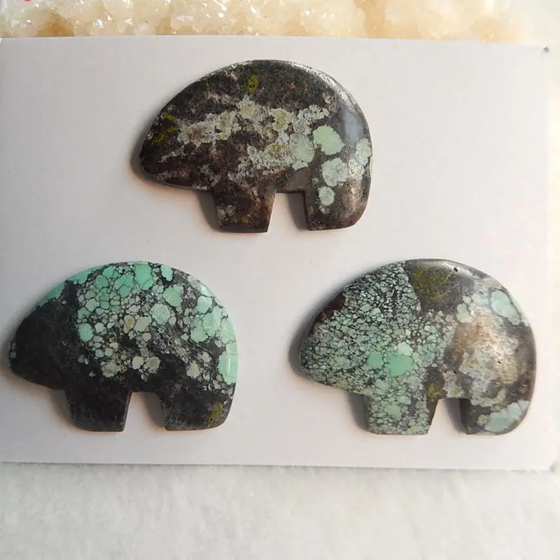 Natural Stone Sale 3pcs Carved Precious Turquoise Cabochon Setting 40x36x6mm 25.7g Fashion Jewelry For Moving Accessories
Natural Stone Sale 3pcs Carved Precious Turquoise Cabochon Setting 40x36x6mm 25.7g Fashion Jewelry For Moving Accessories