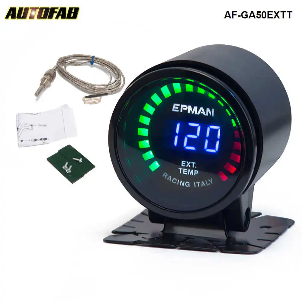 Car Motor Auto 2" 52mm Digital Smoked 20 LED Exhaust Gas Temp Temperature EXT W' Sensor For Honda 94-97 AF-GA50EXTT
Car Motor Auto 2" 52mm Digital Smoked 20 LED Exhaust Gas Temp Temperature EXT W' Sensor For Honda 94-97 AF-GA50EXTT