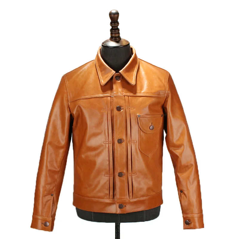 Free shipping.Brand classic 506 oil cowskin coat,man's 100% genuine leather Jackets,fashion men's slim japan style jacket
Free shipping.Brand classic 506 oil cowskin coat,man's 100% genuine leather Jackets,fashion men's slim japan style jacket