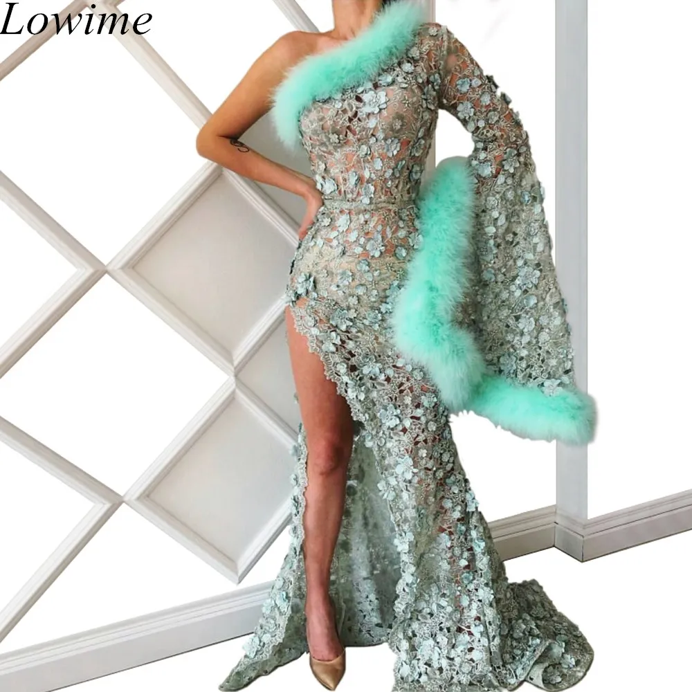 Special Dubai Muslim Mermaid Evening Dresses 2019 Mermaid One Shoulder High Split Illusion Evening Runaway Gowns Long Custom
Special Dubai Muslim Mermaid Evening Dresses 2019 Mermaid One Shoulder High Split Illusion Evening Runaway Gowns Long Custom