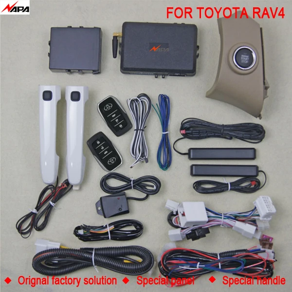 Car auto keyless entry push start with smart handle unlock remote start alarm system for toyota RAV4
Car auto keyless entry push start with smart handle unlock remote start alarm system for toyota RAV4
