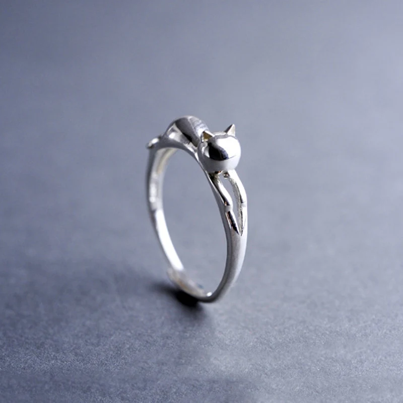 925 svLovely small animal cat svthelearners ring female creativebrief for women's fashion gifts
925 svLovely small animal cat svthelearners ring female creativebrief for women's fashion gifts