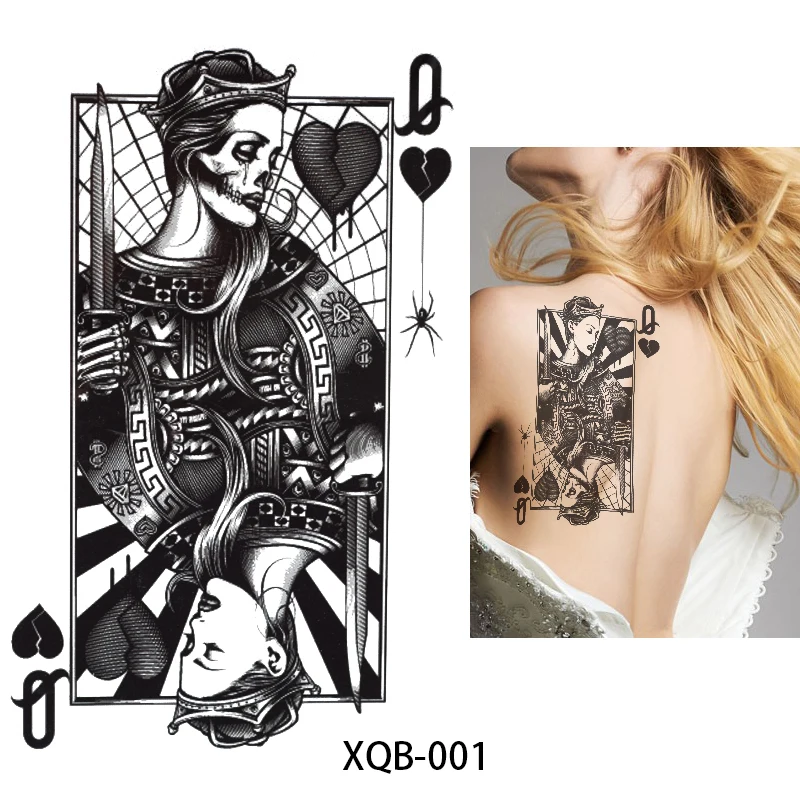 Тату наклейки на руку водостойкие временные безболезненные 21 х11 см|flash tattoo