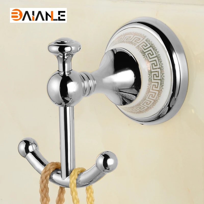 4 Color Ceramics Robe Hook,Clothes Hook Brass Chrome Finish,Elegant Bathroom Hardware Robe hanger,Bathroom Accessories
4 Color Ceramics Robe Hook,Clothes Hook Brass Chrome Finish,Elegant Bathroom Hardware Robe hanger,Bathroom Accessories
