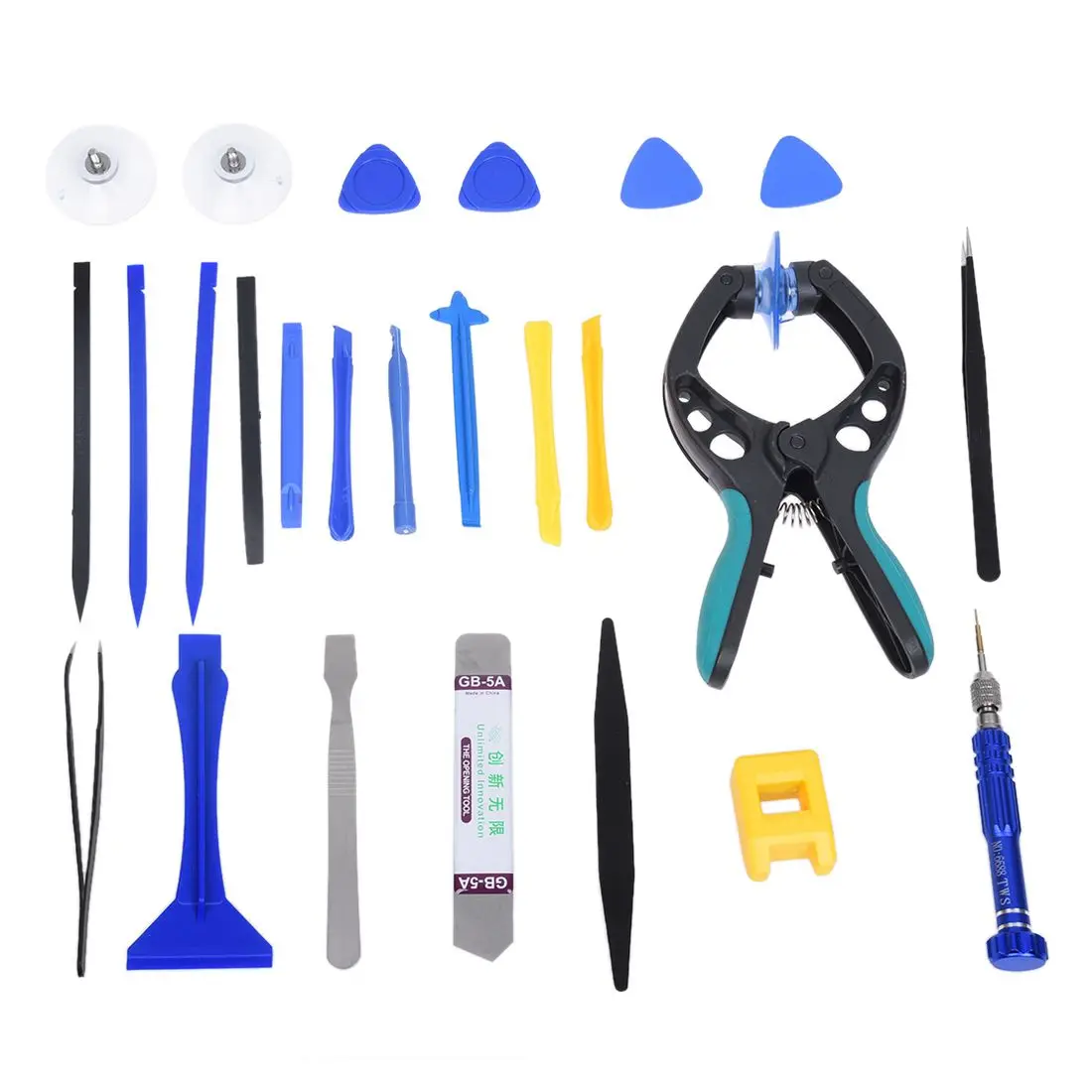 Professional Mobile Phone Repair Tools Kit Spudger Pry Opening LCD Screen Tool Screwdriver Set Pliers Suction Cup For iPhone 5 6 |