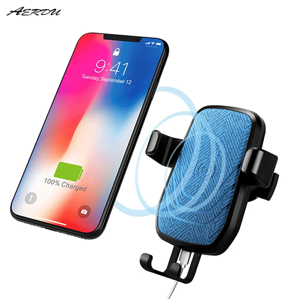 Aerdu QI Car Wireless Charging Mobile Phone Holder Stand Fast charger for iPhone 8 plus X for Samsung S8 S9 S10 output 5V/1.1A
Aerdu QI Car Wireless Charging Mobile Phone Holder Stand Fast charger for iPhone 8 plus X for Samsung S8 S9 S10 output 5V/1.1A
