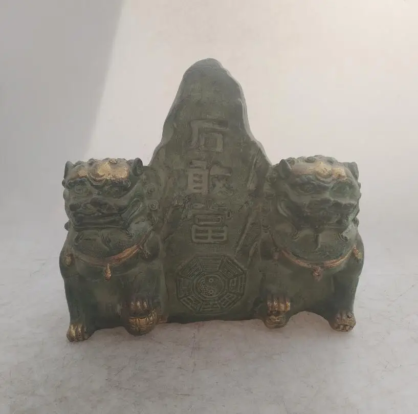 Collection chinese Handmade old bronze Gilt Shi Dangdang statue, Home Decoration antique sculpture
Collection chinese Handmade old bronze Gilt Shi Dangdang statue, Home Decoration antique sculpture