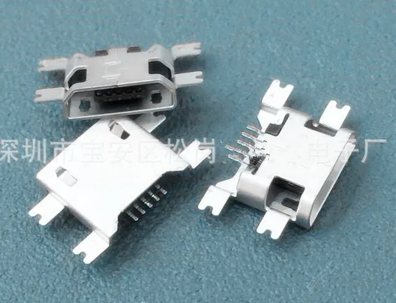MICRO USB 5P с тяжелой пластинчатой задней вилкой 1,17 мм плоский, контактный штекер 4pin фиксированный SMD, Хвостовая зарядная розетка, новый и оригин...
MICRO USB 5P с тяжелой пластинчатой задней вилкой 1,17 мм плоский, контактный штекер 4pin фиксированный SMD, Хвостовая зарядная розетка, новый и оригин...