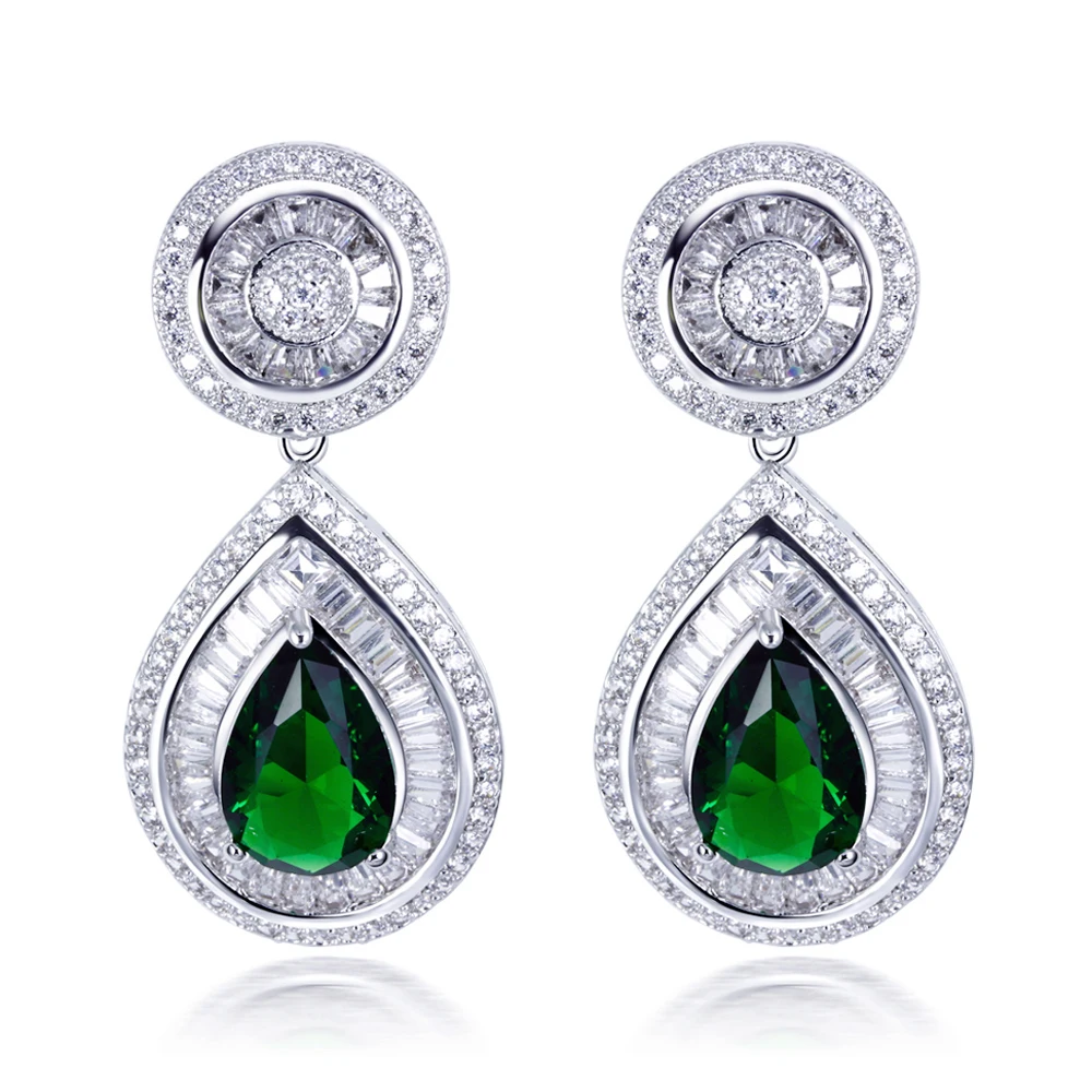 New Water Drop Luxury Bohemia Earrings Setting with Cubic Zirconia Lead Free Women Gift Earrings
New Water Drop Luxury Bohemia Earrings Setting with Cubic Zirconia Lead Free Women Gift Earrings