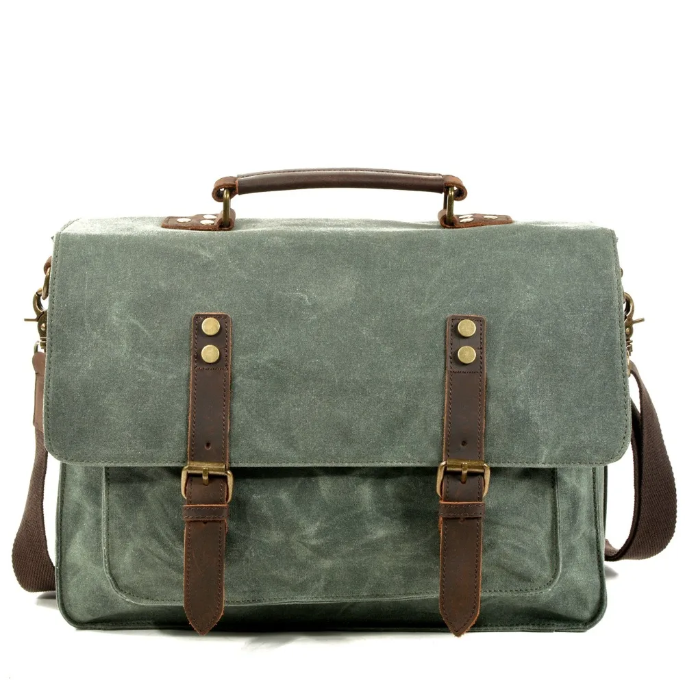 YUPINXUAN Dropshipping Retro Canvas Leather Canvas Leather Handbags for Men 14" Laptop Briefcases Waterproof Vintage Office Bags
YUPINXUAN Dropshipping Retro Canvas Leather Canvas Leather Handbags for Men 14" Laptop Briefcases Waterproof Vintage Office Bags