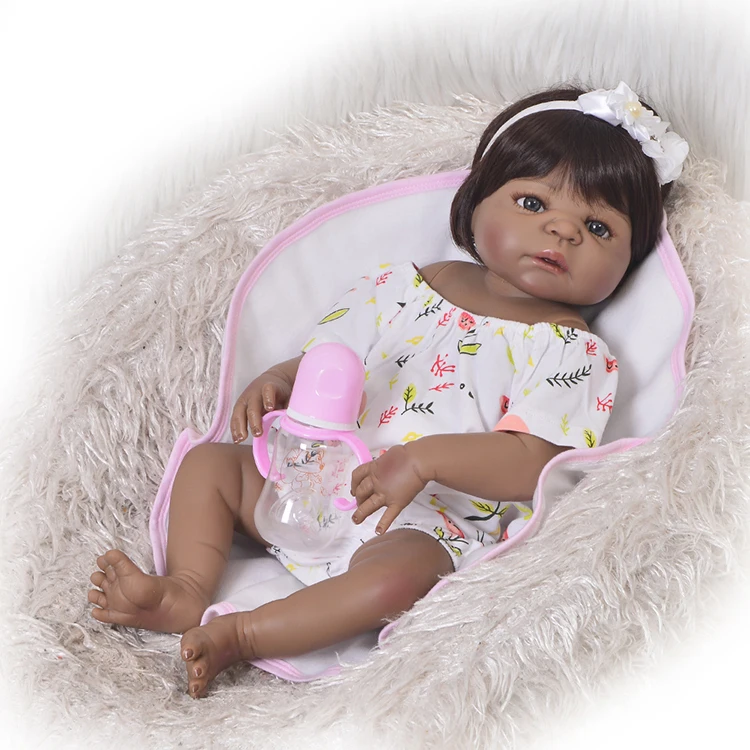 Sudoll 22" Reborn Baby Doll Full Body Vinyl Silicone Newborn Black Girl Bath Waterproof Anatomically Correct Hot Sale
Sudoll 22" Reborn Baby Doll Full Body Vinyl Silicone Newborn Black Girl Bath Waterproof Anatomically Correct Hot Sale
