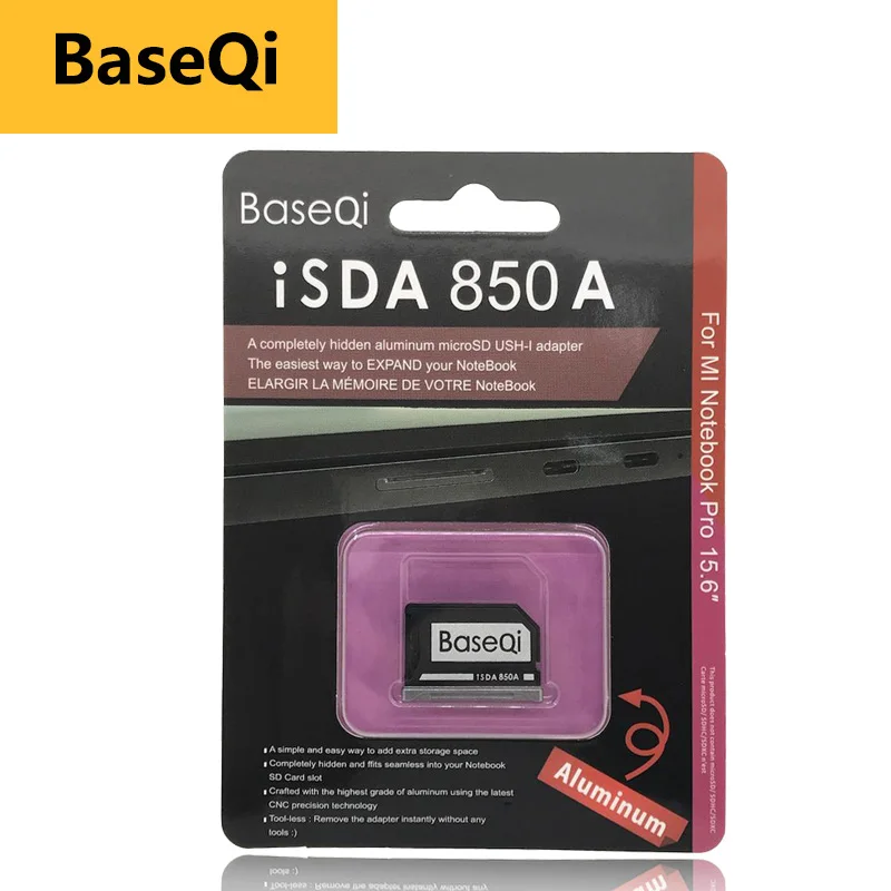 Адаптер для Micro sd карты BaseQi 15 6 А карта памяти pro duo Ninja Stealth Drive Xiaomi Mi Notebook Pro дюйма