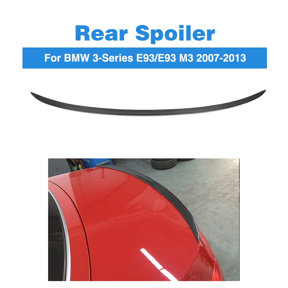 Задний спойлер из углеродного волокна для BMW 3 серии E93 M3 325i 328i 330i 335i 2007-2013, автомобильный Стайлинг FRP, неокрашенный
Задний спойлер из углеродного волокна для BMW 3 серии E93 M3 325i 328i 330i 335i 2007-2013, автомобильный Стайлинг FRP, неокрашенный