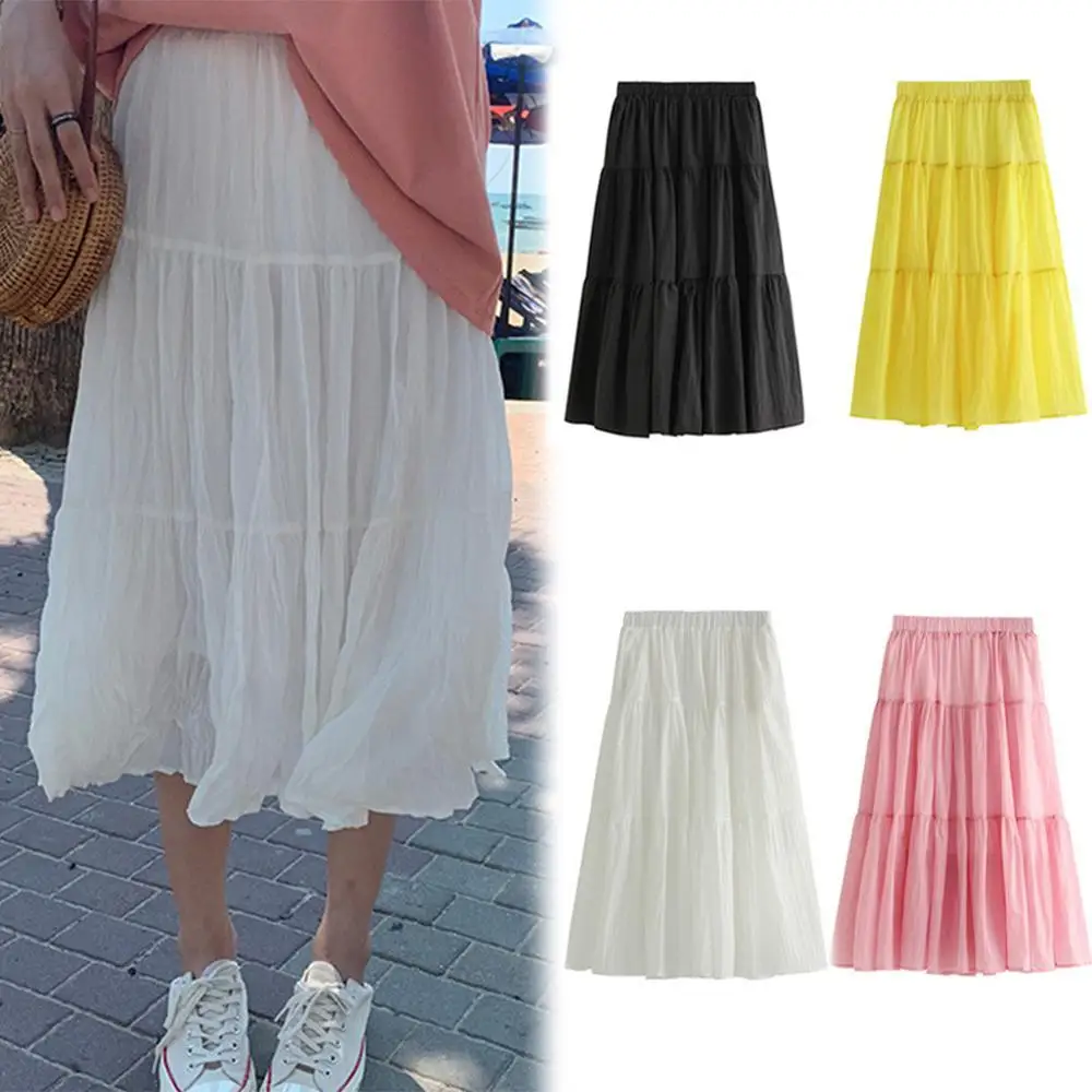 2019 Summer Womens Latest Fashion's Summer Long Maxi Skirt Pleated Sweet Skirts Faldas Mujer Moda 2019 Summer Skirt Womens Ed
2019 Summer Womens Latest Fashion's Summer Long Maxi Skirt Pleated Sweet Skirts Faldas Mujer Moda 2019 Summer Skirt Womens Ed