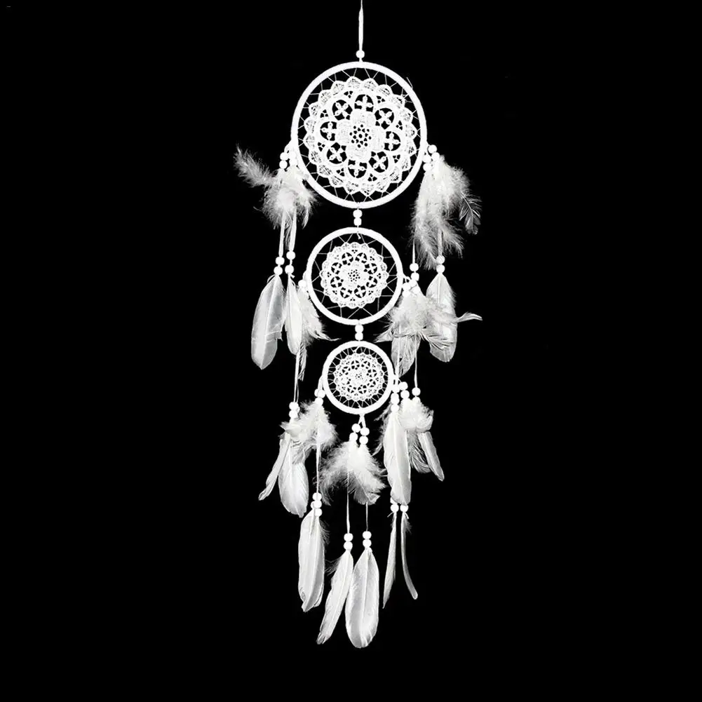 

Home Decoration Dream Catcher Feathers HandWoven Ornaments Birthday Graduation Gift Wall Hanging Decor For Car premium
