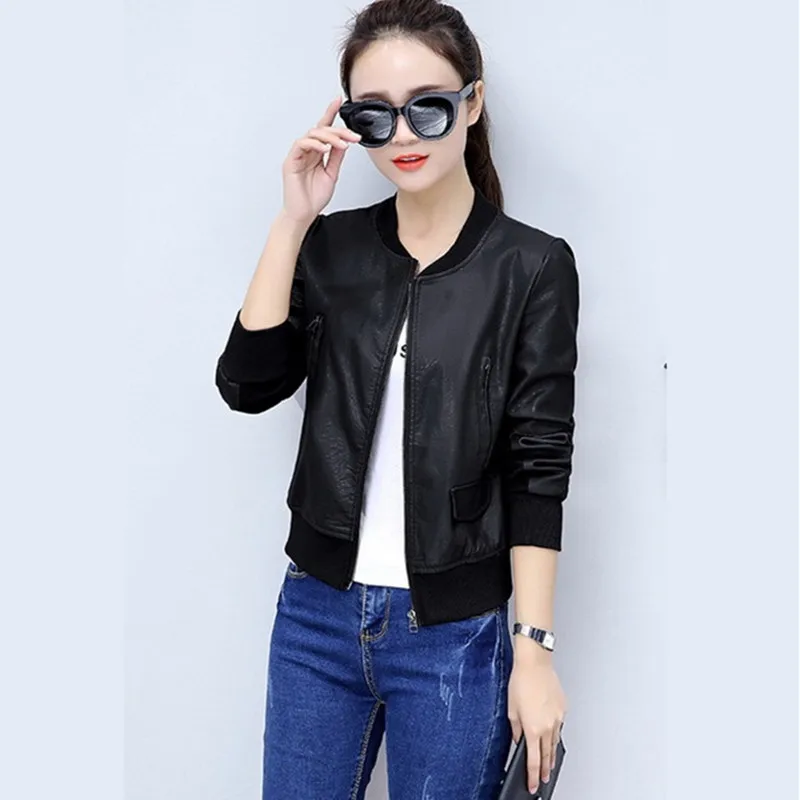 2019 Spring Autumn PU Leather Outerwear Plus Size Student Casual Top Slim Female Short Coats Short Jackets for Womens RE2267
2019 Spring Autumn PU Leather Outerwear Plus Size Student Casual Top Slim Female Short Coats Short Jackets for Womens RE2267