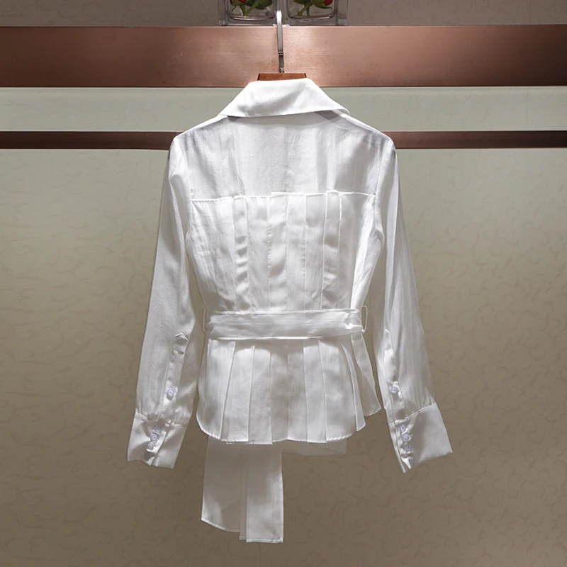 England Fashion Womens Pleated White Blouses And Tops 2018 Autumn New WYG Hot Sale Elegant Irregular Solid Long Sleeve Shirts
England Fashion Womens Pleated White Blouses And Tops 2018 Autumn New WYG Hot Sale Elegant Irregular Solid Long Sleeve Shirts