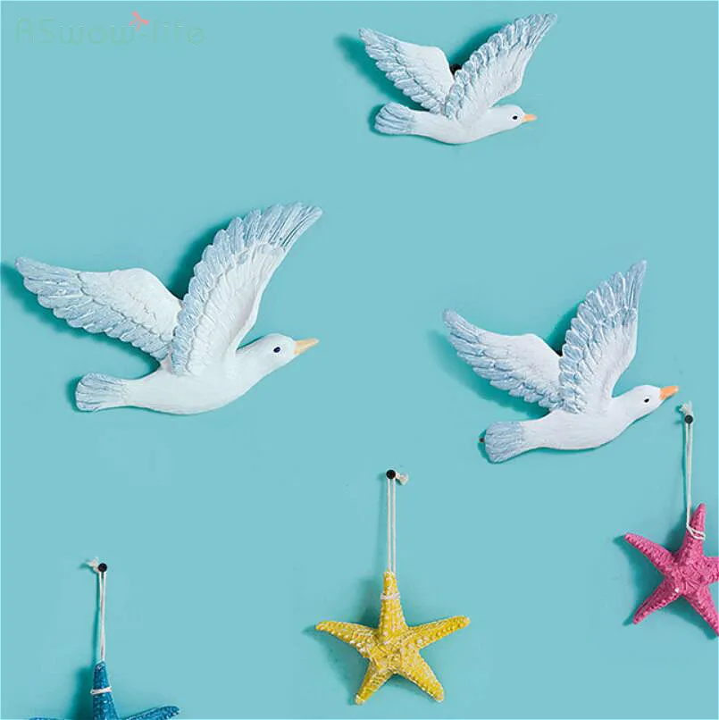 3PCS/Set Mediterranean Style Seagull Seabird Resin and Peace Pigeon Ocean Wall Living Room Bedroom Decoration Background Wall
3PCS/Set Mediterranean Style Seagull Seabird Resin and Peace Pigeon Ocean Wall Living Room Bedroom Decoration Background Wall