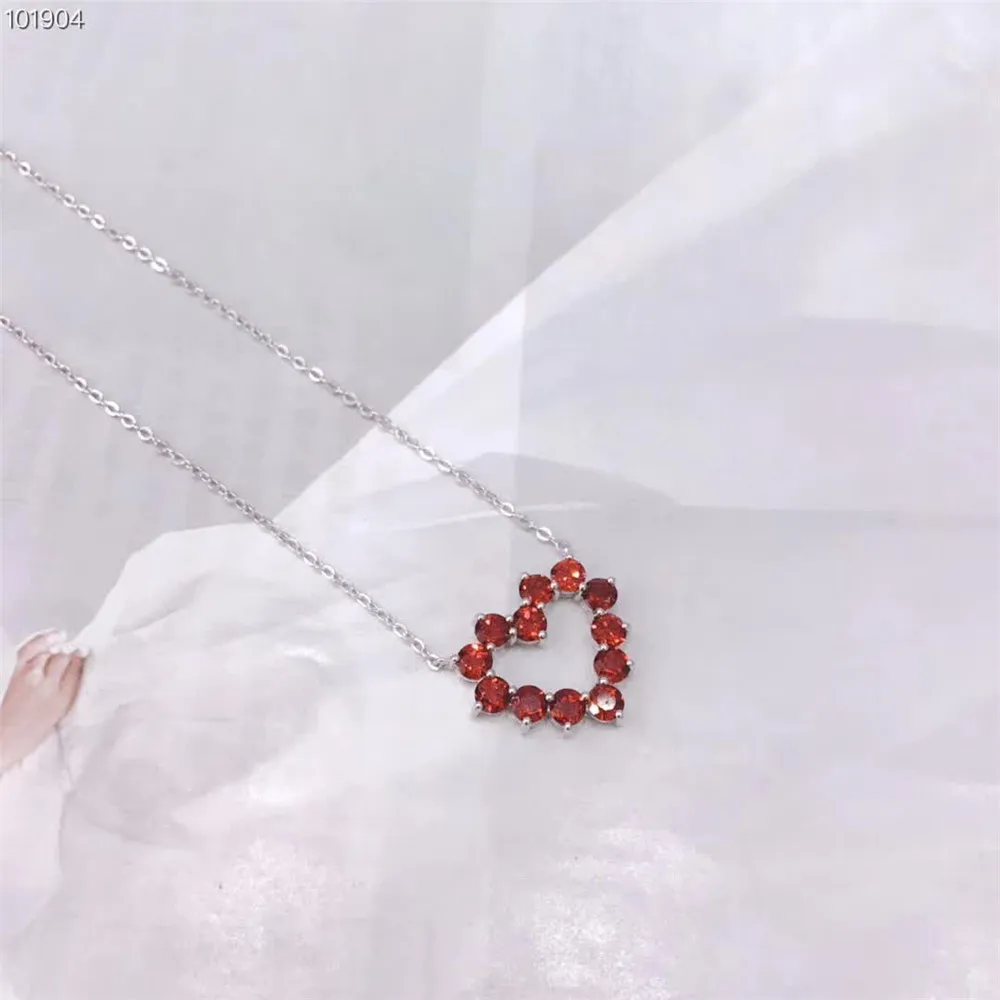 fine jewelry factory wholesale fashionable 925 sterling silver natural garnet heart shape necklace pendant for women
fine jewelry factory wholesale fashionable 925 sterling silver natural garnet heart shape necklace pendant for women