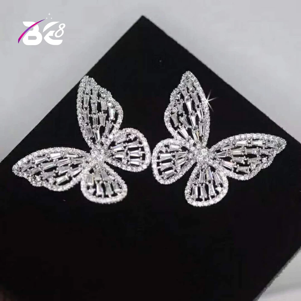 Be 8 Fashion Butterfly Shape Hollow Out CZ Jewelry Top Cubic Ziconia Pave Earring/Ring/Bangle For Women/girl Accessories S-026
Be 8 Fashion Butterfly Shape Hollow Out CZ Jewelry Top Cubic Ziconia Pave Earring/Ring/Bangle For Women/girl Accessories S-026