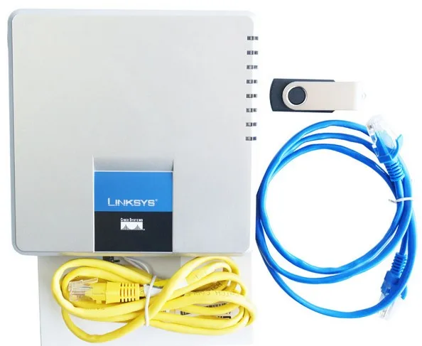 Бесплатная доставка! Разблокированный сетевой адаптер Linksys SPA400 IP PBX интернет 4
