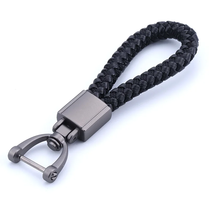 2022 Woven Leather Rope Car Key Chain Rotatable Rotating Horseshoe Buckle Key Rings Holder Carbine Charm Charm Bag Pendant
2022 Woven Leather Rope Car Key Chain Rotatable Rotating Horseshoe Buckle Key Rings Holder Carbine Charm Charm Bag Pendant