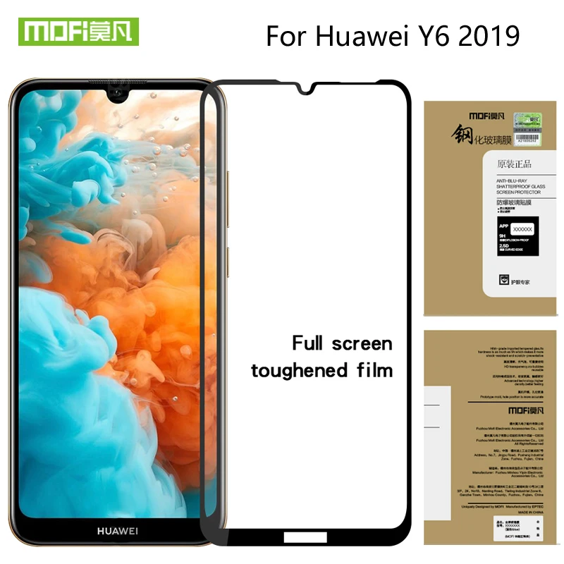 Для Huawei Y6 2019 стекло MOFi полное покрытие Передняя пленка защитная пленка Закаленное стекло для Huawei Y6 2019 защита для экрана
Для Huawei Y6 2019 стекло MOFi полное покрытие Передняя пленка защитная пленка Закаленное стекло для Huawei Y6 2019 защита для экрана
