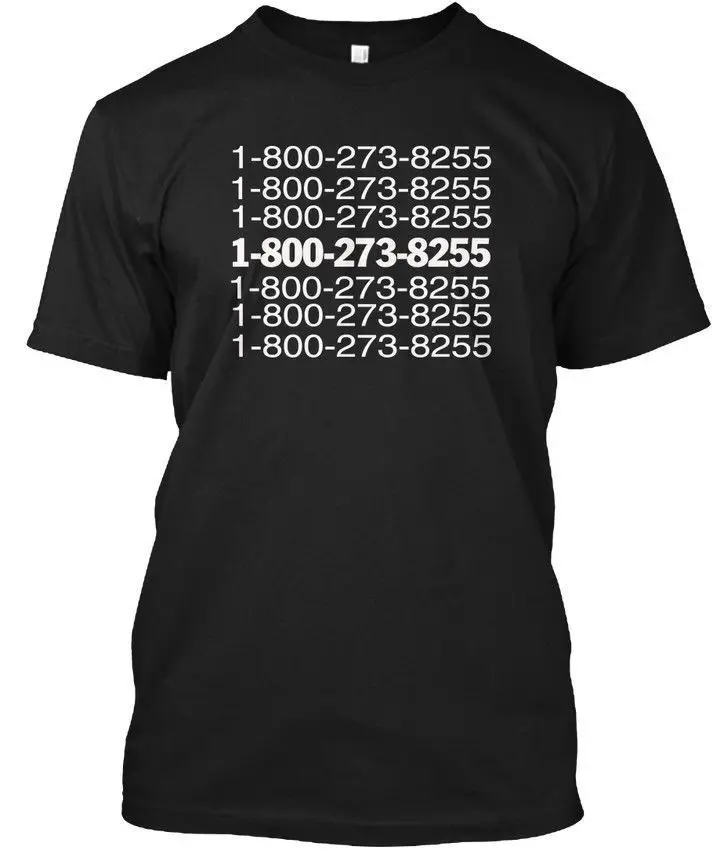 Logic 1-800-273-8255 вы не одиноки футболка | Мужская одежда
