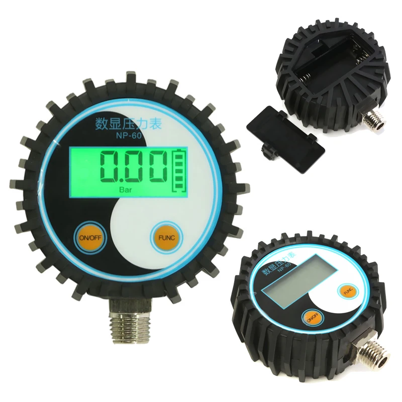Высококачественный 0-10бар (0 ~ 145psi) G1/4 Аккумуляторный цифровой манометр, измеритель давления
Высококачественный 0-10бар (0 ~ 145psi) G1/4 Аккумуляторный цифровой манометр, измеритель давления