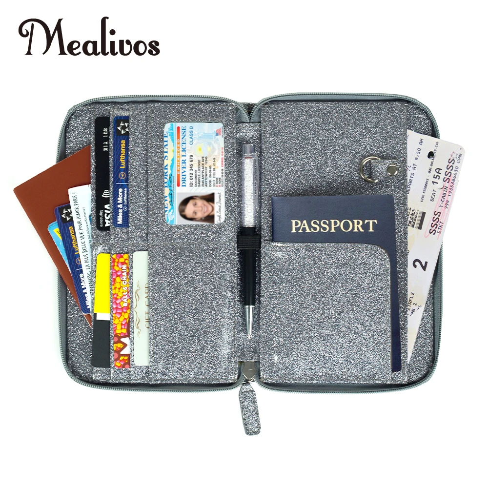 Mealivos Glitter Travel Wallet & Documents Organizer Zipper Case Family Passports Holder Women Cute Girls Passport Case Casual
Mealivos Glitter Travel Wallet & Documents Organizer Zipper Case Family Passports Holder Women Cute Girls Passport Case Casual