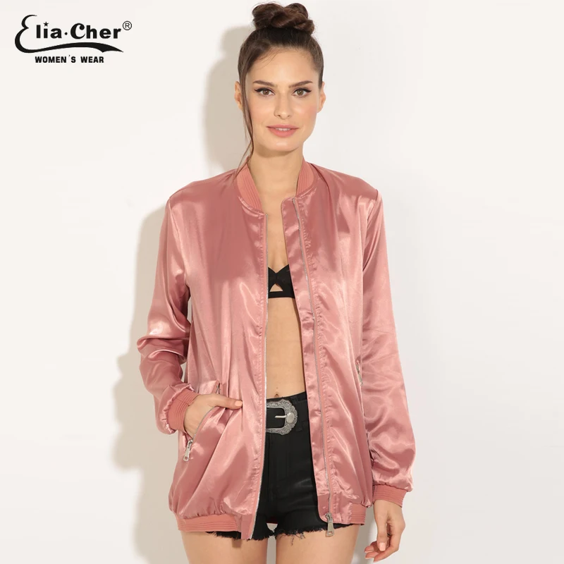 New Arrival Autumn Jackets Full Sleeve O -Neck Zipper Regular Fashion Women Clothing Satin Midi Black Outerwear & Coats 8619
New Arrival Autumn Jackets Full Sleeve O -Neck Zipper Regular Fashion Women Clothing Satin Midi Black Outerwear & Coats 8619