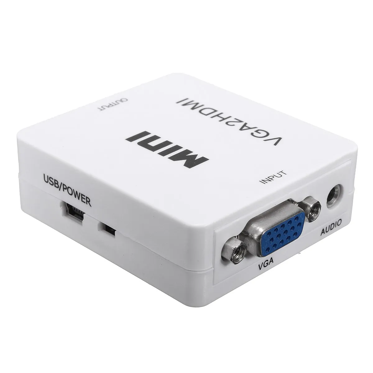 Новый мини VGA к HDMI аудио видео конвертер 1080 P разъем адаптера для HDTV портативных ПК